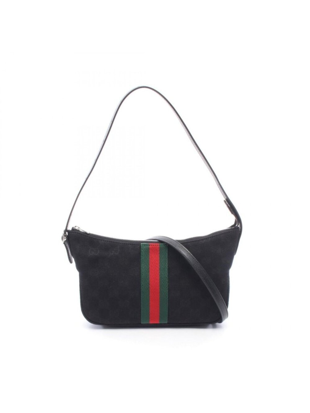 Gucci Shoulder Bag Lunetta Small Crossbody GG Canvas Leather